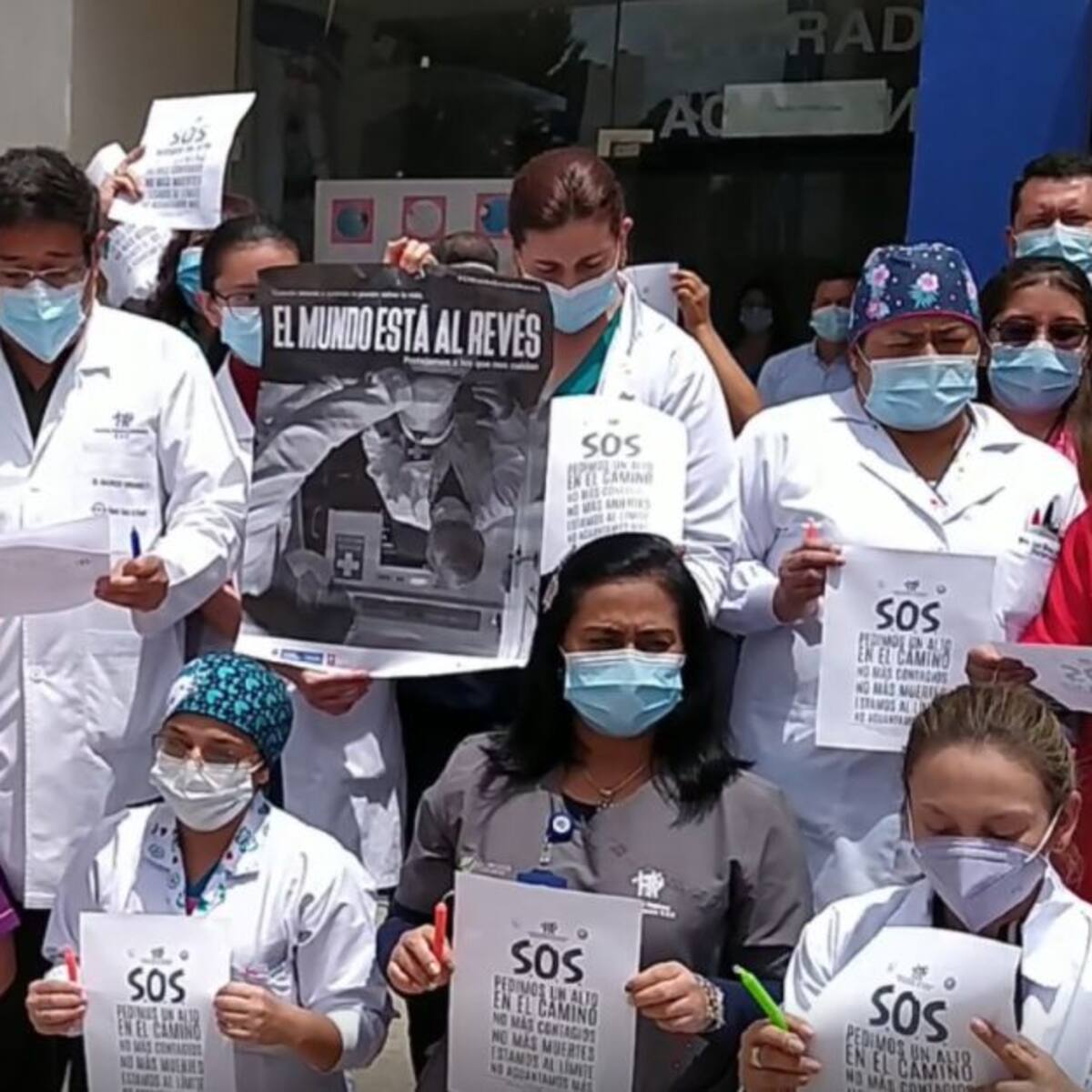 Con plantón, en Boyacá personal de la salud hizo un “Clamor por la vida”