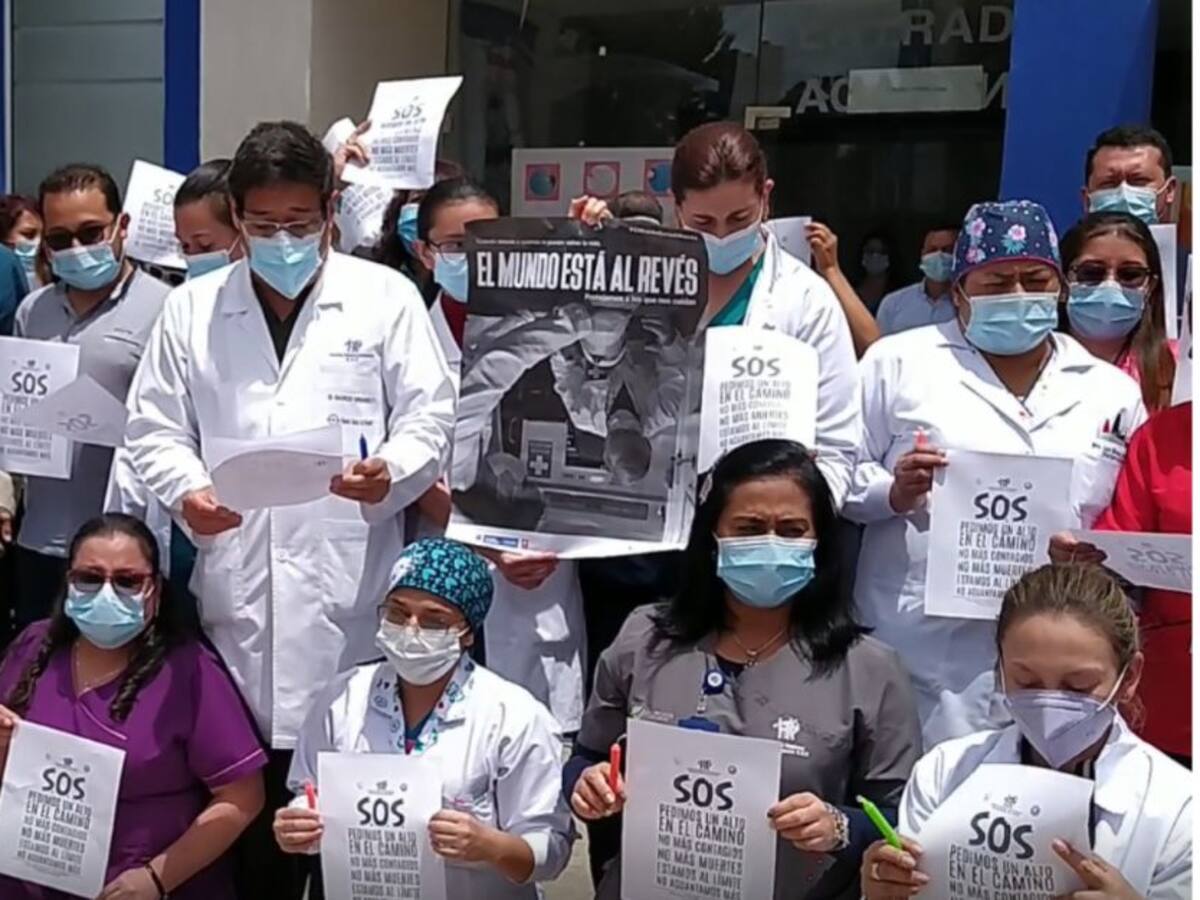 Con plantón, en Boyacá personal de la salud hizo un “Clamor por la vida”