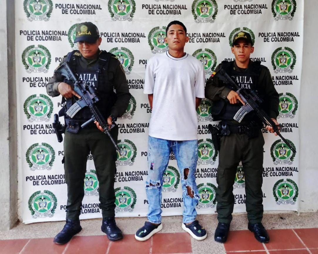 Capturado sujeto que extorsionaba su propia hermana en el barrio San José de Magangué