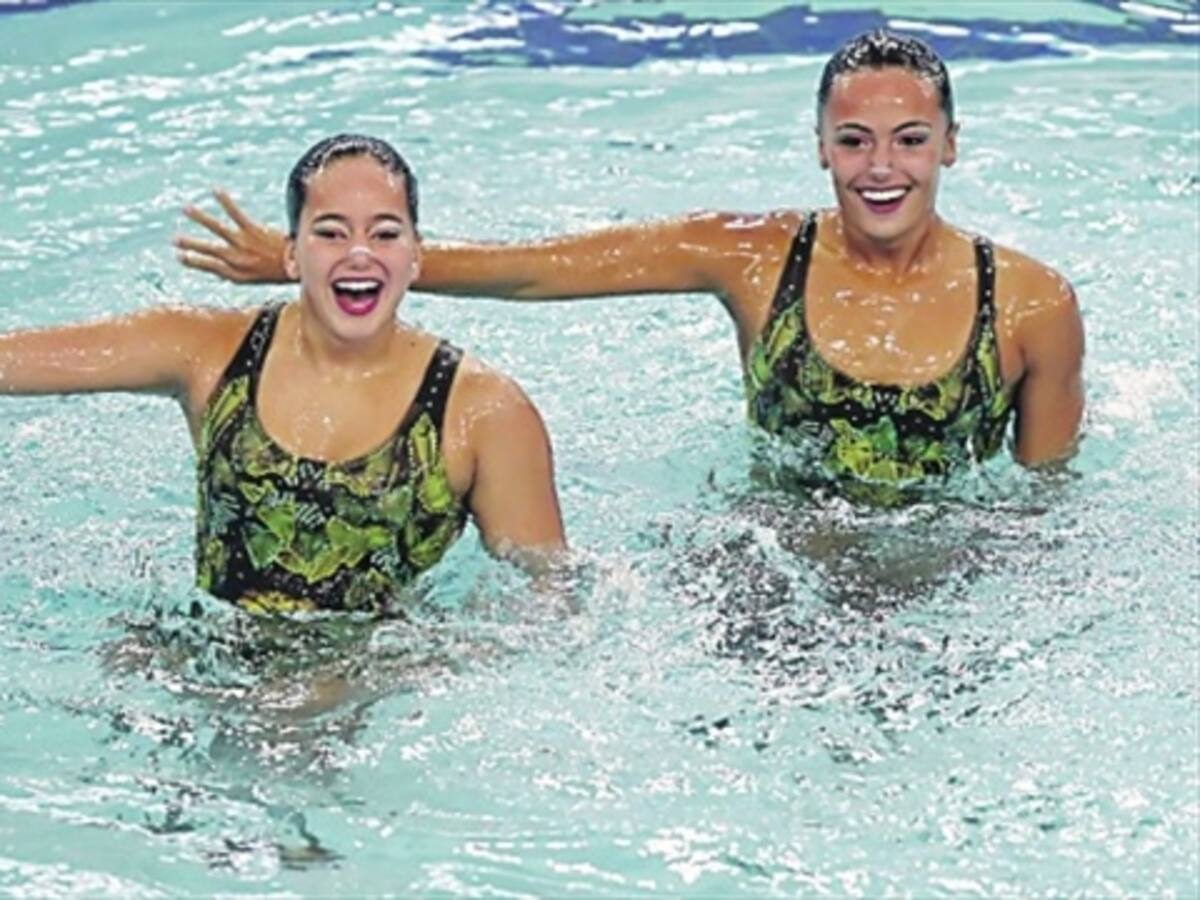Colombia ocupó el quinto lugar en primeras pruebas de nado sincronizado