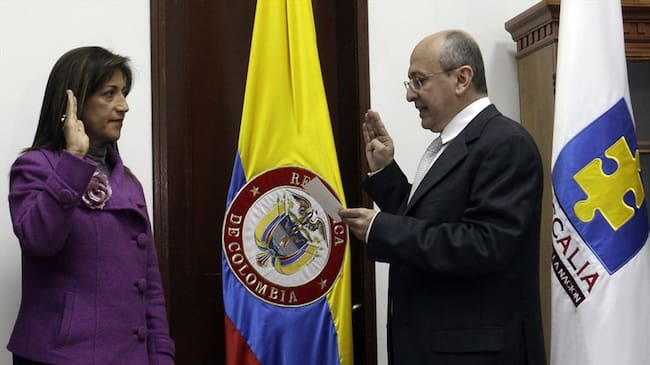 Martha Lucía Zamora y Eduardo Montealegre. Foto: Colprensa
