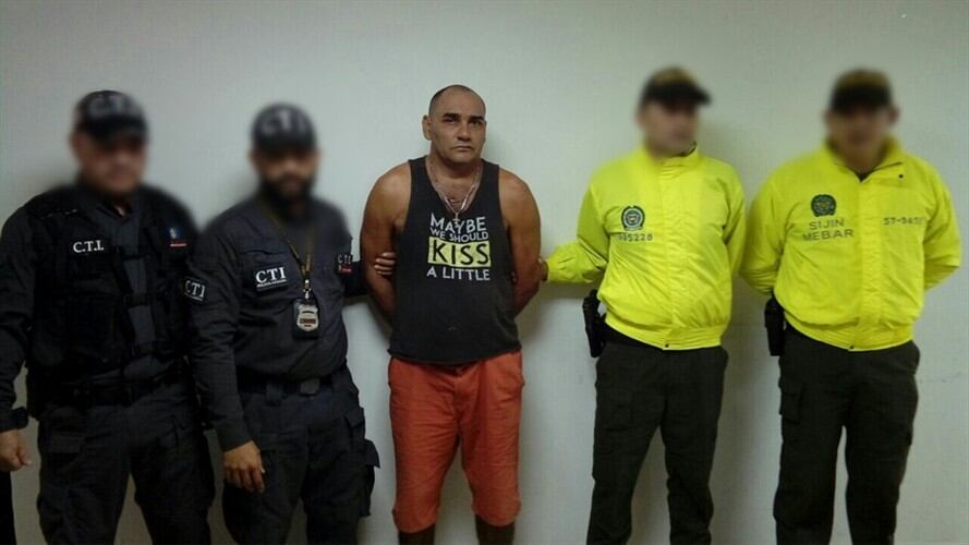 Capturado vinculado a atentados en Barranquilla y Soledad. Foto: Policía