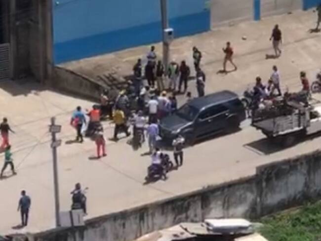 El hecho ocurrió en un concurrido sector comercial de esa zona de la ciudad de Cartagena