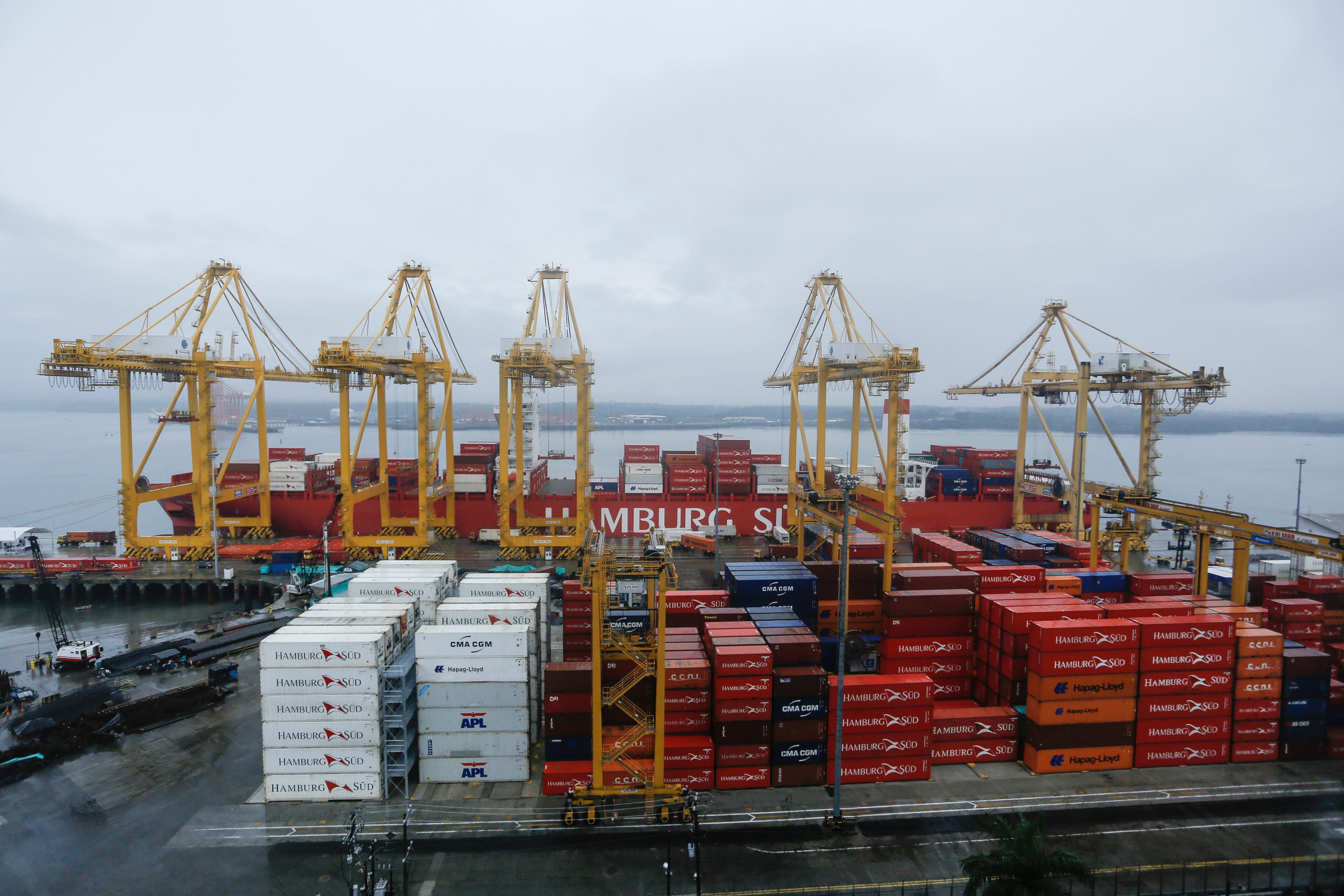 Puerto marítimo más grande de Colombia. (Colprensa)