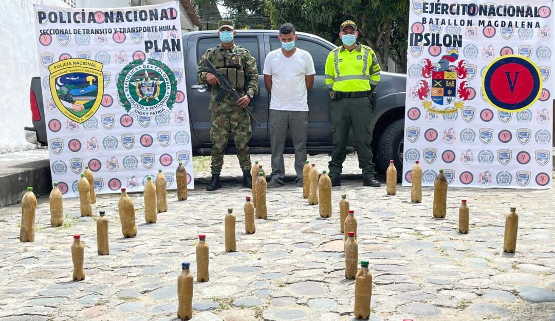 Incautan base de coca en vías del Huila 