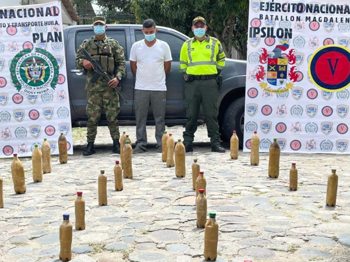 Incautan base de coca en vías del Huila