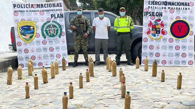 Incautan base de coca en vías del Huila