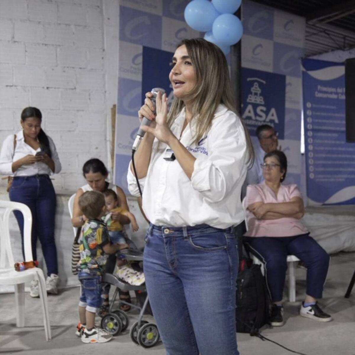 Queremos tener candidato propio a la Presidencia: Presidenta partido Conservador