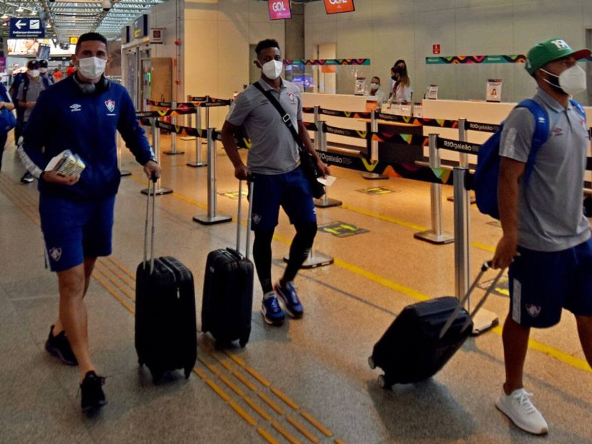 Fluminense partió rumbo a Barranquilla con el partido ante Junior en vilo