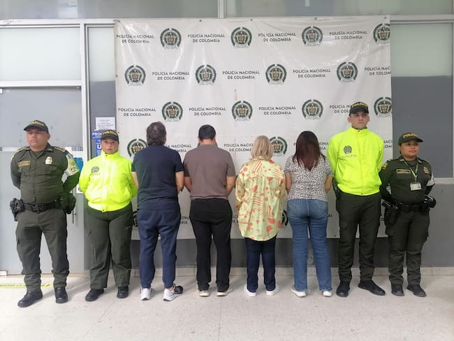 Captura de alias 'La Profe' en Barranquilla. Cortesía: Polfa.