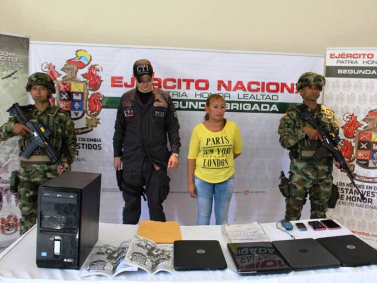 Capturan a alias “Francy” cabecilla del frente Alfredo Gómez Quiñones del ELN