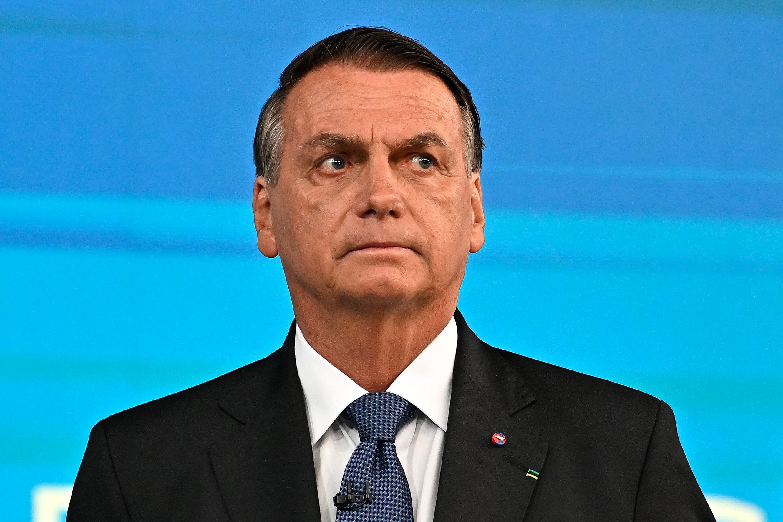 Jair Bolsonaro en octubre de 2022. FOTO: MAURO PIMENTEL/AFP via Getty Images