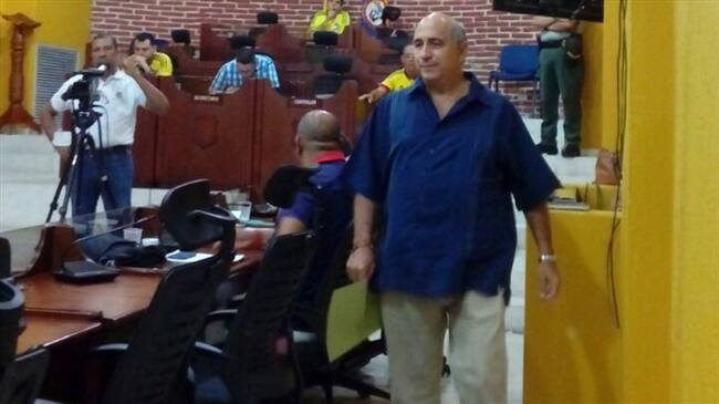David Dáger Lequerica completaba unos 22 años en el Concejo Distrital de Cartagena. Foto: Cortesía