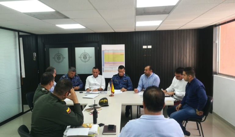Reunión funcionarios del Inpec con alcaldía de Cúcuta