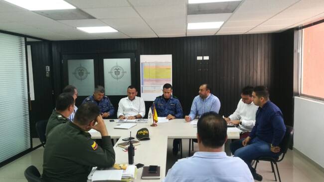 Reunión funcionarios del Inpec con alcaldía de Cúcuta