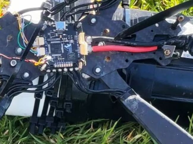 FAC confirmó hallazgo de restos de dron con explosivos a pocos kilómetros de El Dorado