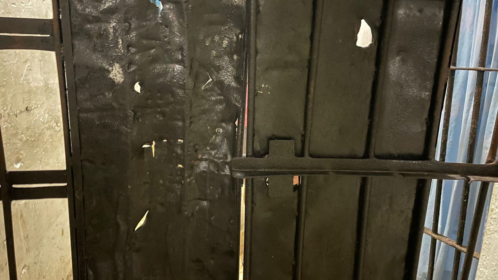 Reclusos protestaron por falta de alimentos en la cárcel La Amarilla de Lorica, Córdoba. Foto: suministrada.