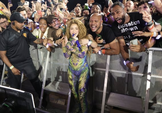 SHAKIRA RIO DE JANEIRO CORTESIA KEVIN MAZUR 2