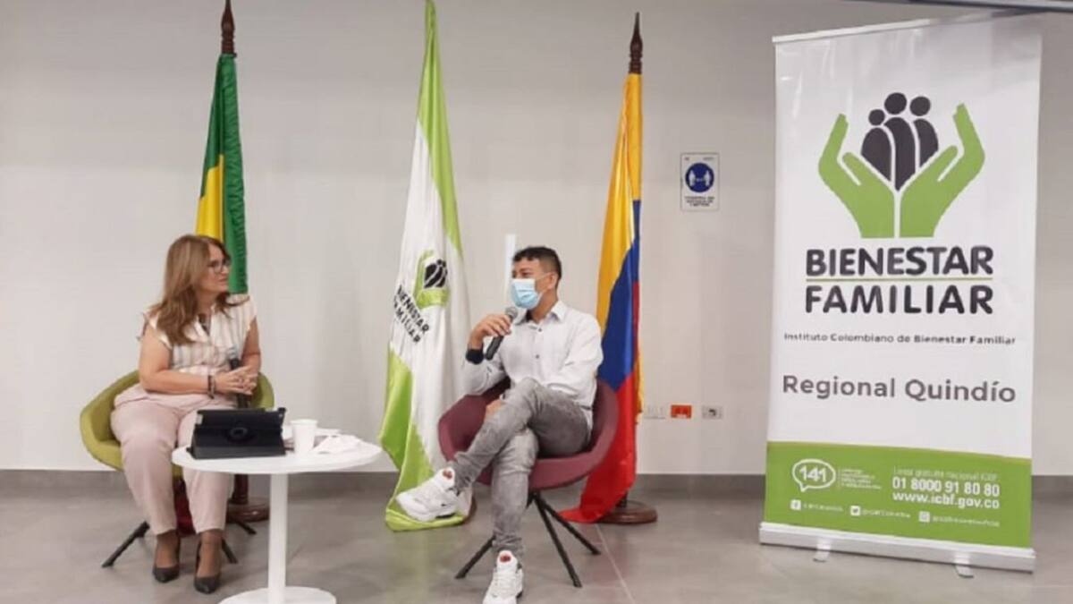 Andrés Felipe García, joven protección Icbf Quindío