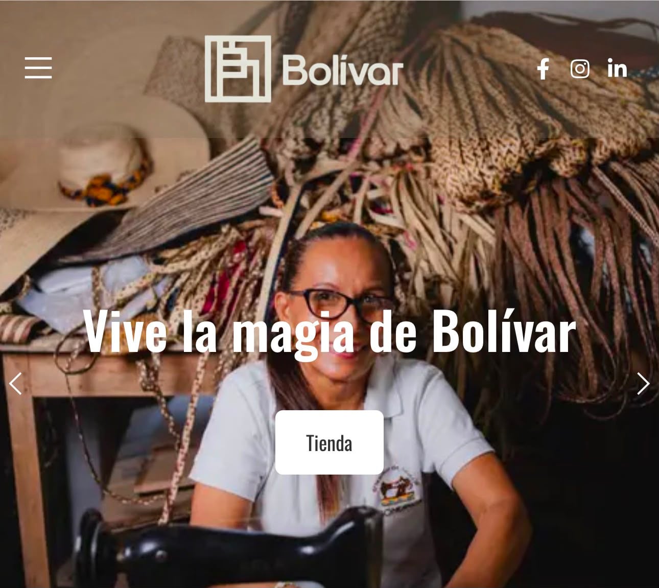 Lanzan página web de Marca Bolívar. // Gobernación de Bolívar