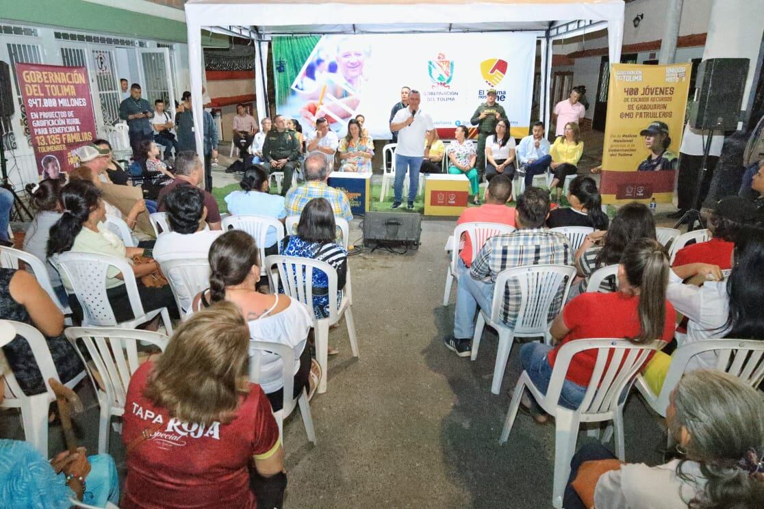 Anuncios de mejoramiento de vías en el barrio Libertador de Ibagué