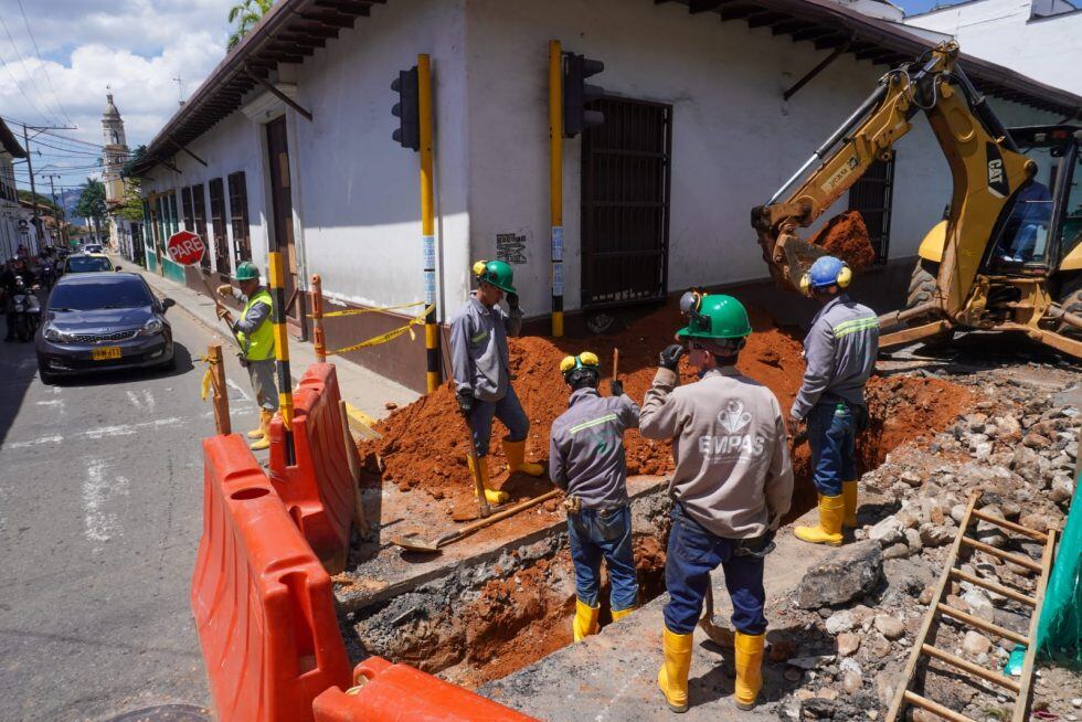 Trabajos en la calle 37 entre carrera 11 y 12
