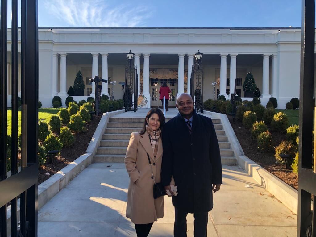 Embajador de Colombia en EE.UU. Luis Gilberto Murillo en La Casa Blanca. Foto: Embajada de Colombia en Washington DC.