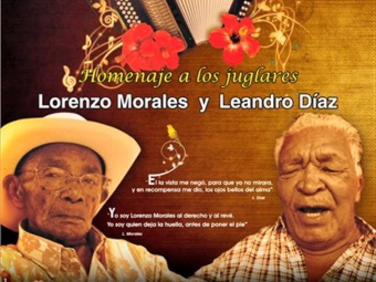 Lorenzo Morales y Leandro Díaz reciben homenaje en el Festival de la Leyenda Vallenata