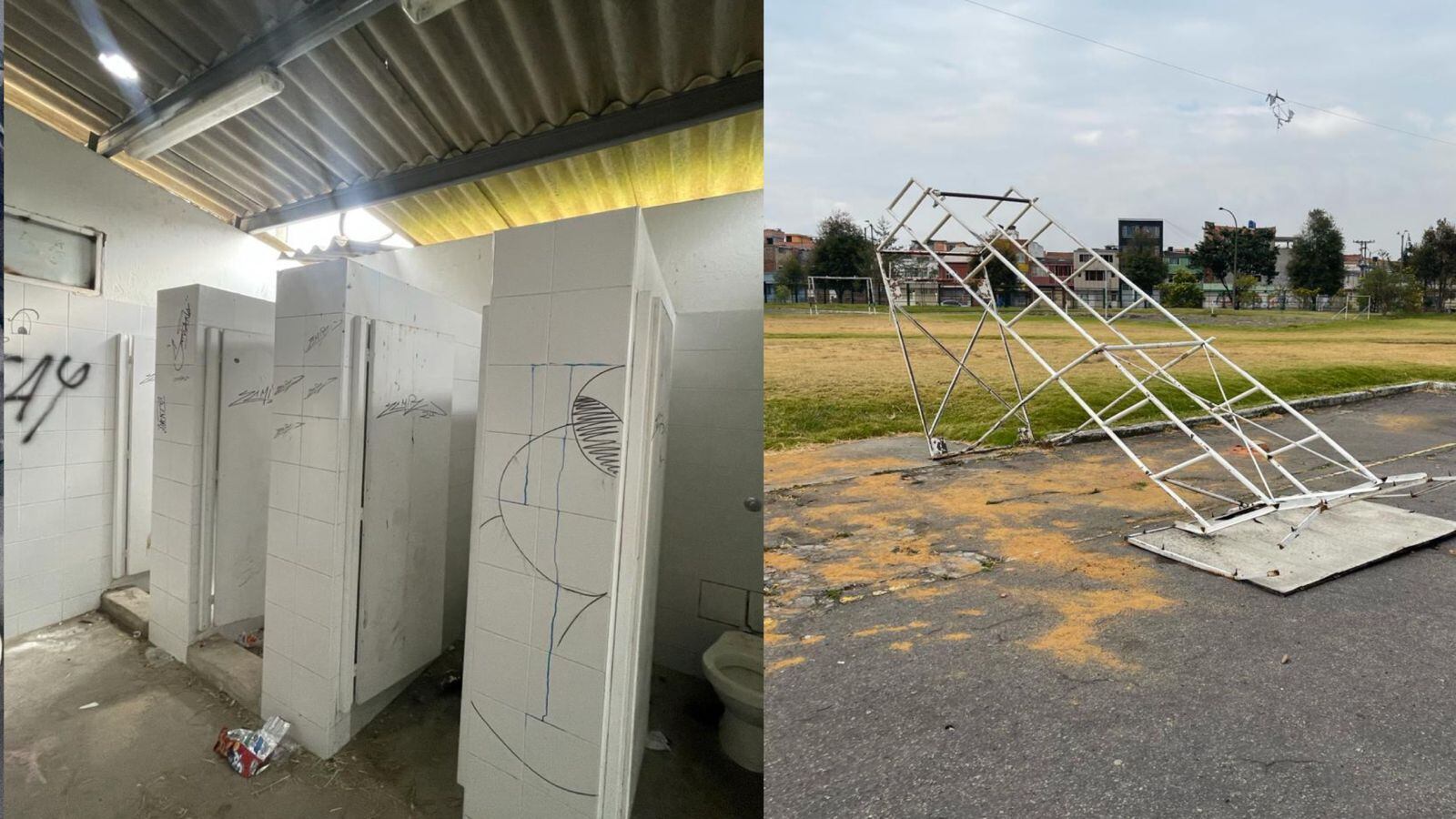 Situación del colegio INEM de Kennedy. Foto: Contraloría de Bogotá.