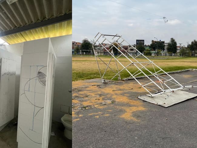 Situación del colegio INEM de Kennedy. Foto: Contraloría de Bogotá.