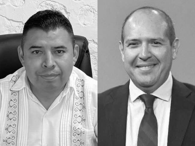 Las autoridades investigan los dos hechos de sicariato registrados en Morelos y Oaxaca que resultaron en las muertes del alcalde Valentín Lavín y el periodista Francisco Leyva respectivamente.
(Foto: Cortesía Gobernación Morelos / Gobernación Oaxaca / Caracol Radio)