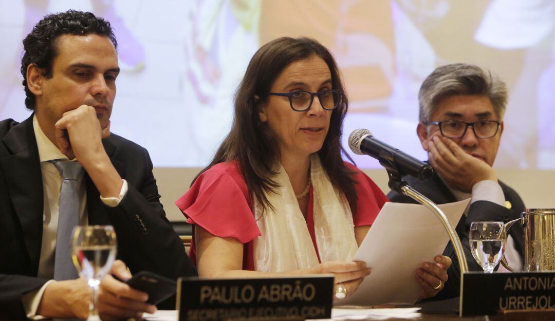 Comisionada Antonia Urrejola, presidenta de la Comisión Interamericana de Derechos Humanos