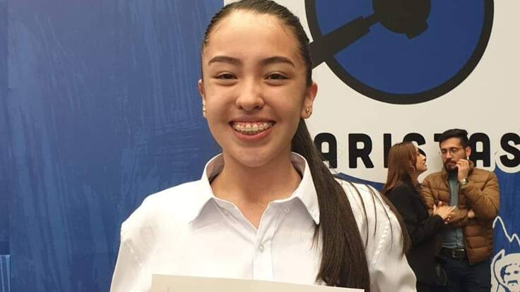 Manuela Torres Gaviria, ganadora concurso café