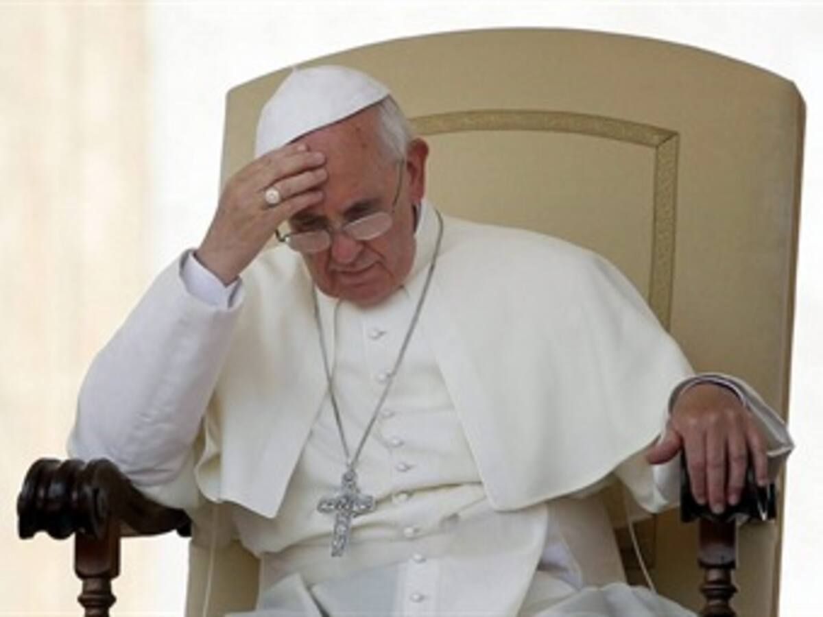 Las críticas al papa