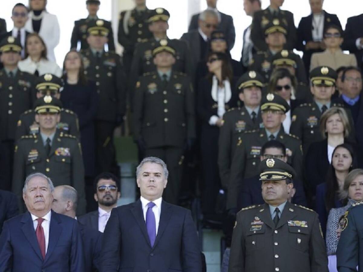 Nueva cúpula militar y de policía se posesionó ante el presidente Duque