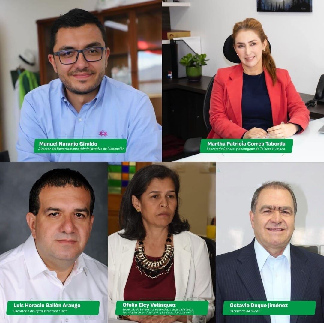 Nombramientos gabinete Andrés Julián Rendón, gobernador electo de Antioquia. Foto: cortesía.