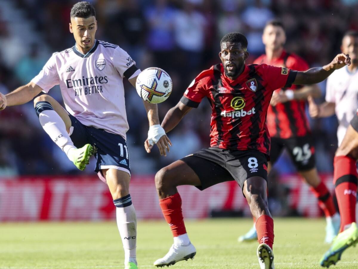 Lerma celebró 150 partidos con el Bournemouth con goleada del Arsenal