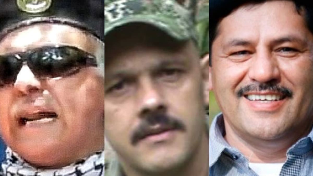 La última vez que aparecieron juntos Santrich, El Paisa y Romaña