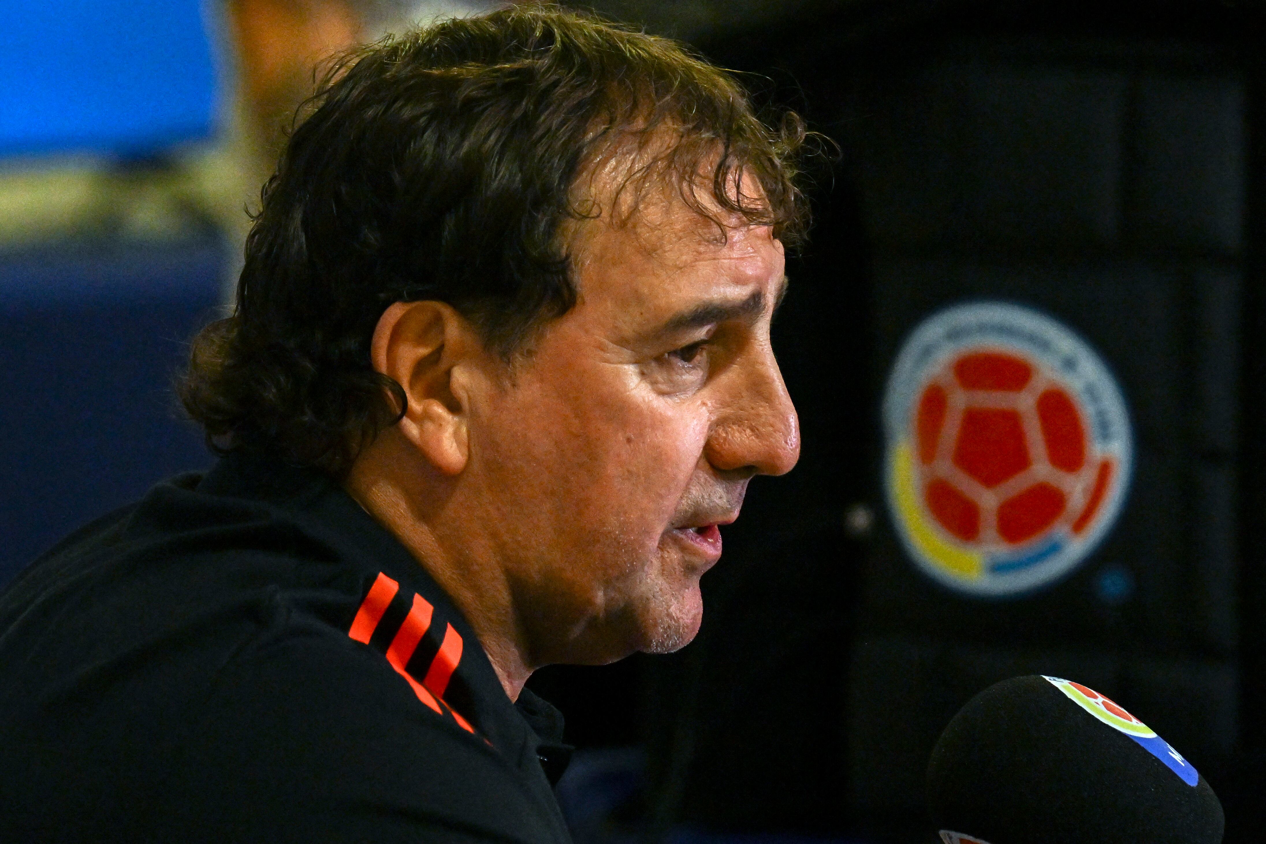 Néstor Lorenzo, DT de la Selección Colombia. (Photo by JOAQUIN SARMIENTO/AFP via Getty Images)