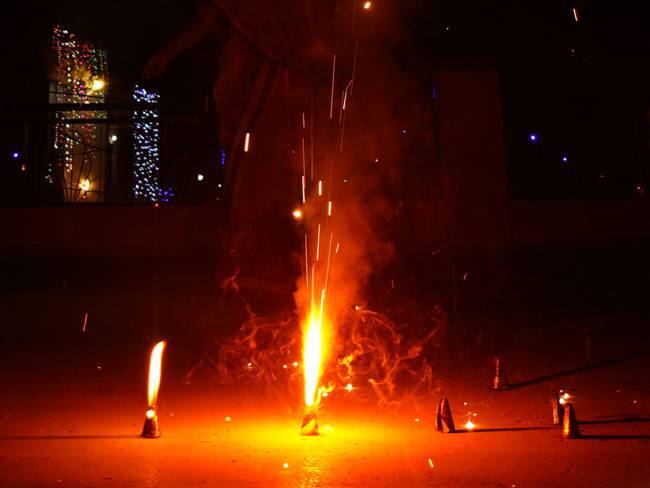 Informe quemados con Pólvora