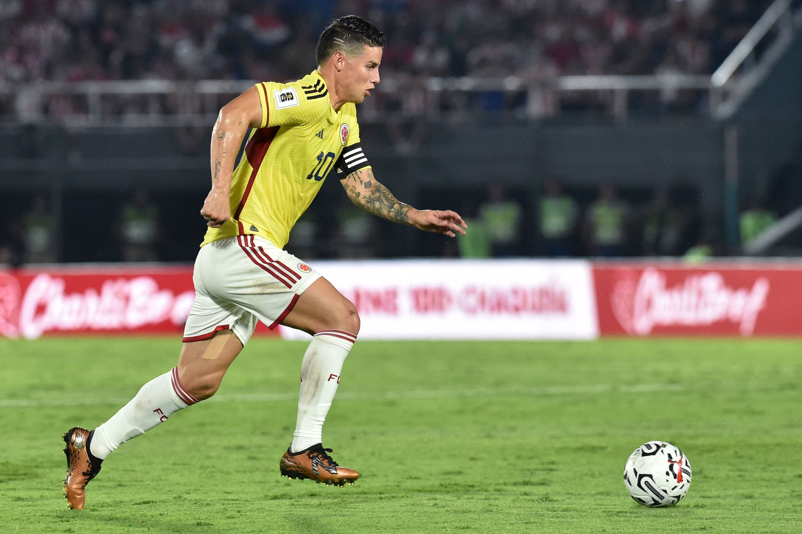 James Rodríguez con la Selección Colombia | Foto: NORBERTO DUARTE/AFP via Getty Images