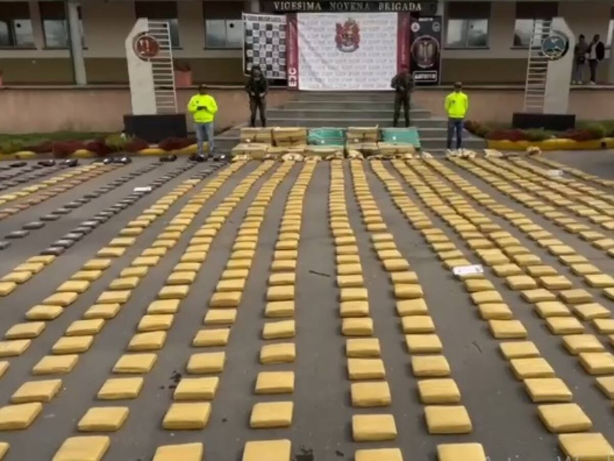 Incautan más de dos toneladas de marihuana en Cauca