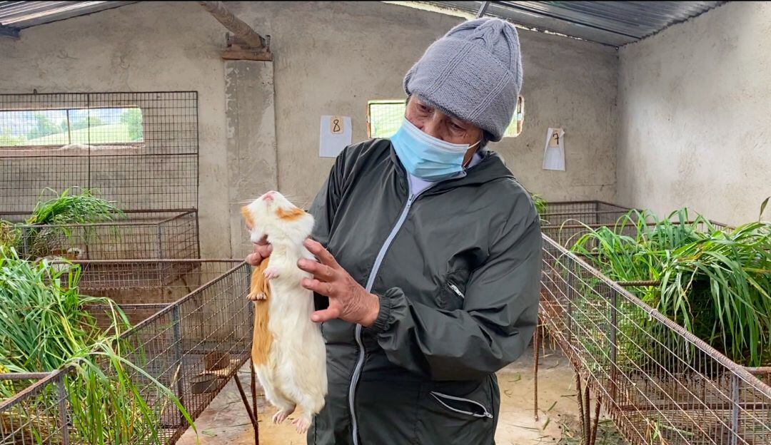 Aura Alicia Mora y sus labores en Túquerres, Nariño