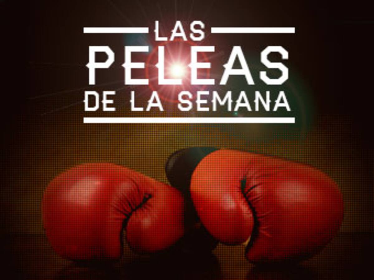 Juan Camilo Restrepo vs. Rubén Darío Lizarralde y otras peleas de la semana