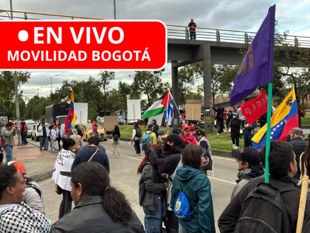 Así fueron las manifestaciones en Bogotá, Av. El Dorado, este 15 de enero: TransMilenio y desvíos