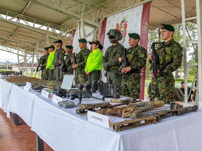 Ejército desmanteló megadepósito de explosivos de la Segunda Marquetalia en el Cauca