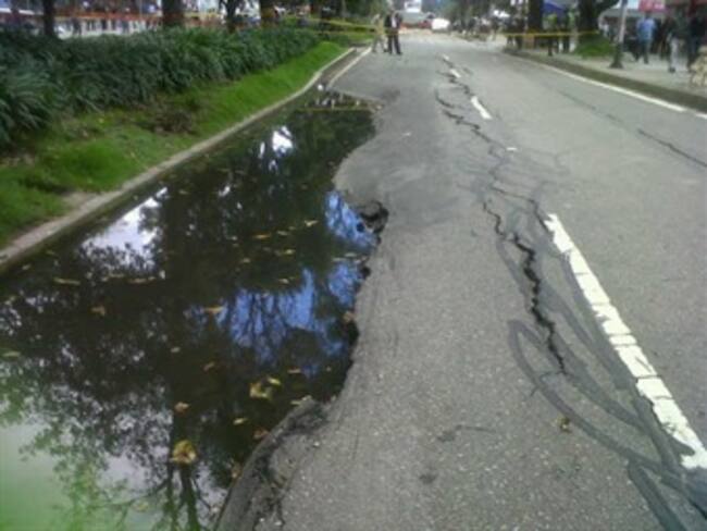Obras de la constructora “Pijao” habrían causado hundimiento en el norte de Bogotá