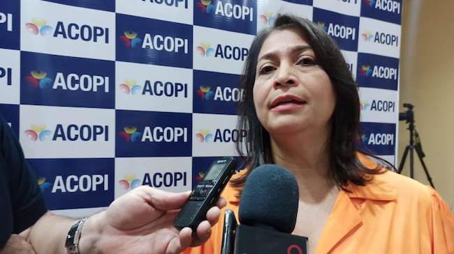 Archivo de referencia, Rosmery Quintero, presidenta de Acopi./ Caracol Radio