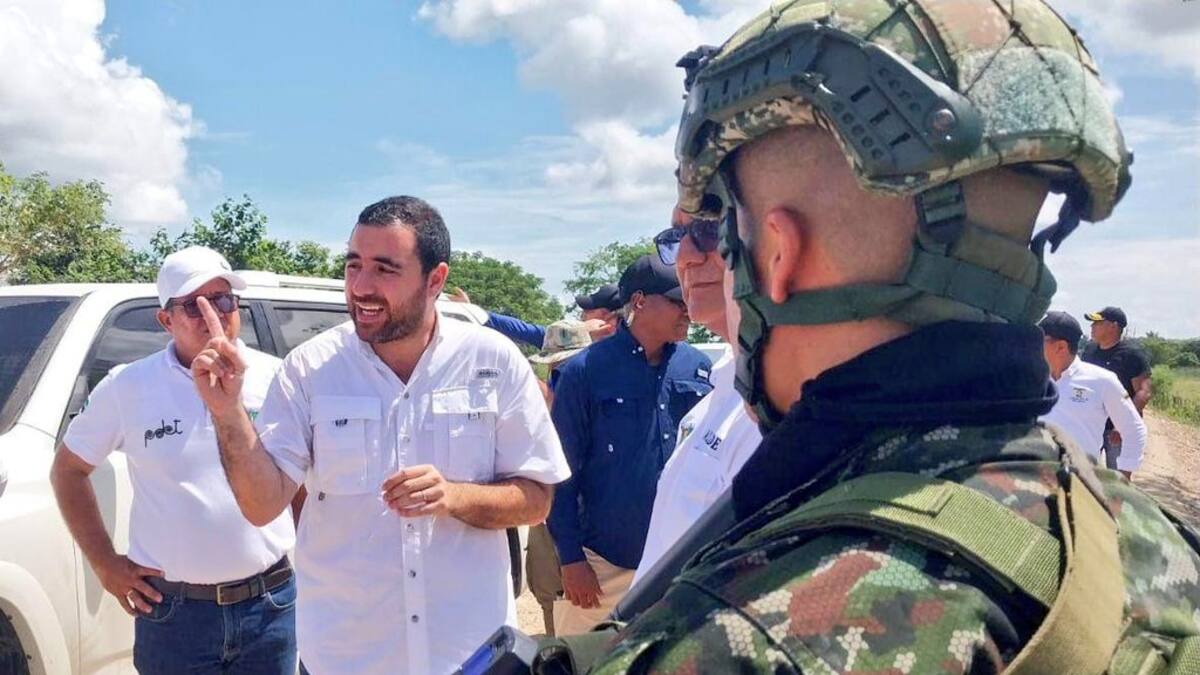 Ejército garantizó seguridad del gobernador Yamil Arana tras visita al sur de Bolívar