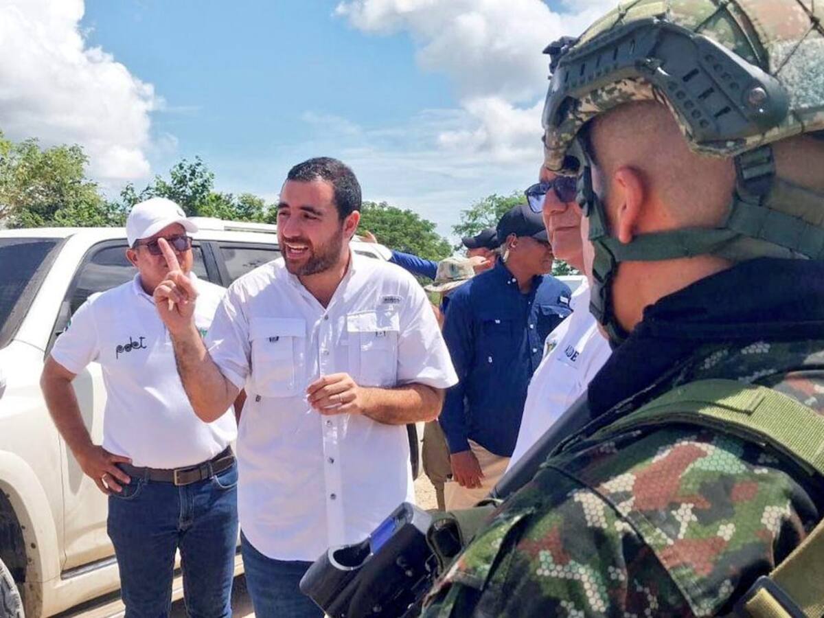 Ejército garantizó seguridad del gobernador Yamil Arana tras visita al sur de Bolívar